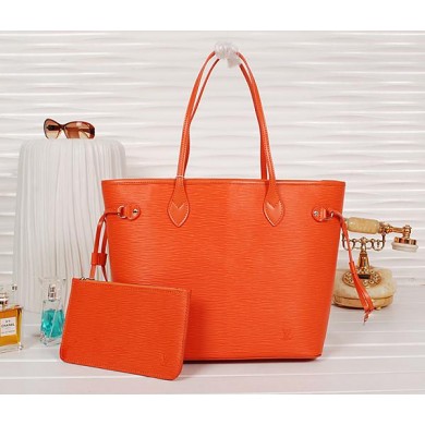 2013 louis vuitton epi leather bag neverfull mm m40884 orange GL02040