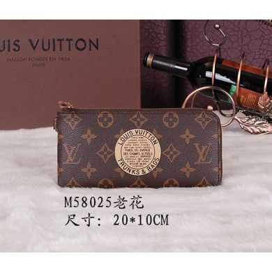 2015 Louis Vuitton wallet new model 58025 brown GL00428