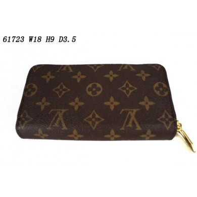 Best 1:1 Louis Vuitton Wallet M61723 Monogram Canvas Zippy GL01347