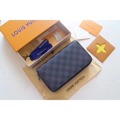 Best Quality Copy Louis Vuitton Damier Graphite Canvas Original ZIPPY ORGANIZER M61723 GL03263