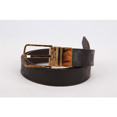 Best Quality Fake LV Belt 073 dark coffee GL03785