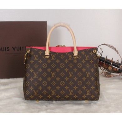 Best Replica 2014 louis vuitton Monogram Canvas M40906 rose red GL03827