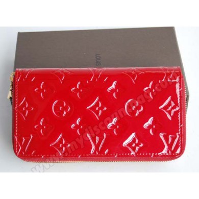 Cheap Louis Vuitton Wallet M61723 Monogram Canvas Zippy red GL03579