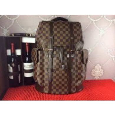 Copy 2015 Louis Vuitton new model backpack 41379 coffee GL03640