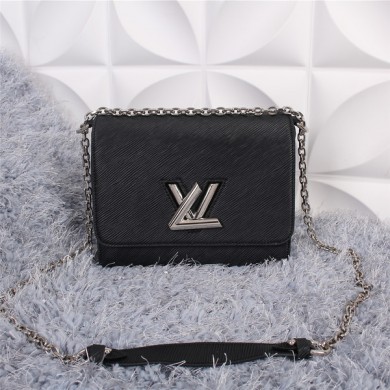 Copy Louis Vuitton epi leather shoulder bag 50123 black GL03527