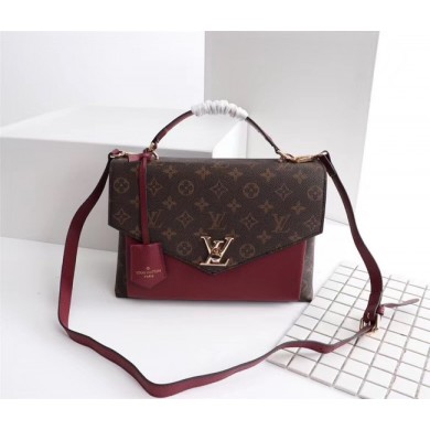 Copy Louis Vuitton Monogram Canvas Pochette Metis Bag M54879 fuchsia GL00547