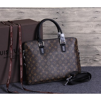 Copy Louis Vuitton monogram canvas tote bag 41612 brown GL03860