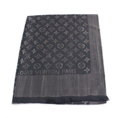 Copy Louis Vuitton Scarf WJLV060-9 black GL00723