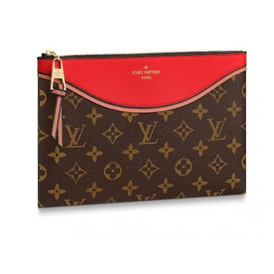 Copy Top Louis Vuitton POCHETTE TUILERIES M63903 Red GL03563