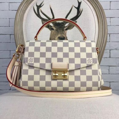 Designer 2017 Louis Vuitton Damier Azur Canvas Croisette N41581 bag GL00419