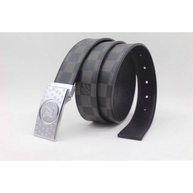 Fake 2015 Louis Vuitton belts 9978 dark gray GL02563