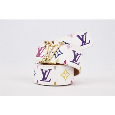 Fake Best LV Belt 111 white GL01865