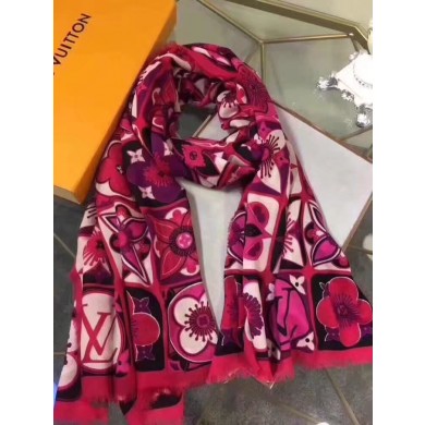 Fake louis vuitton Cashmere scarf LV9226 rose Scarf GL00751