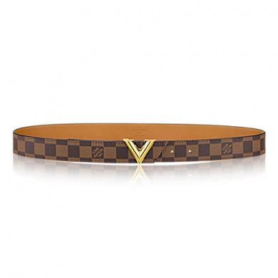 Fake Louis Vuitton Damier Ebene Canvas Essenitial V 30MM Belt M9020V GL01133