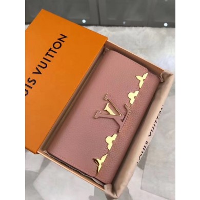 Fake Louis Vuitton LockMe Wallet M64551 pink GL00684