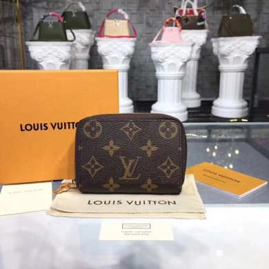 Fake Louis Vuitton Monogram Canvas ZIPPY COIN PURSE M58106 GL04336