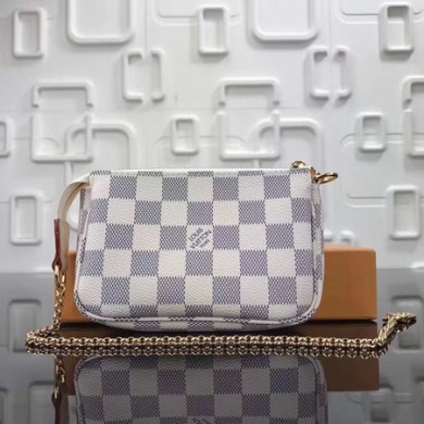 Fake Louis vuitton original Damier Azur MINI POCHETTE ACCESSORIES N58009 GL00841