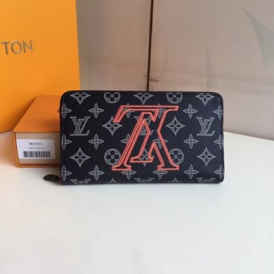 Fake Louis Vuitton Upside Down Monogram Ink Zipper wallet 62931 GL02288