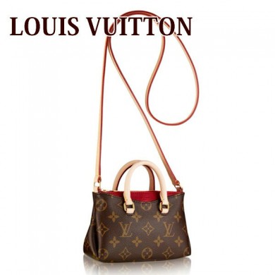 Fake Replica Louis Vuitton Monogram Canvas NANO PALLAS M61254 GL04339