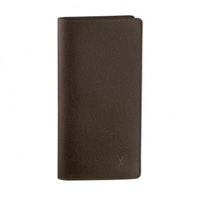 Fake Replica Louis Vuitton Taiga Leather Brazza Wallet M32578 GL00816