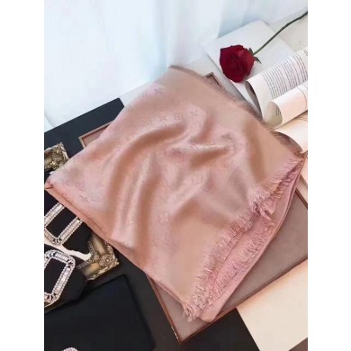 Fashion 2017 top quality louis vuitton scarf L0044 pink GL00126