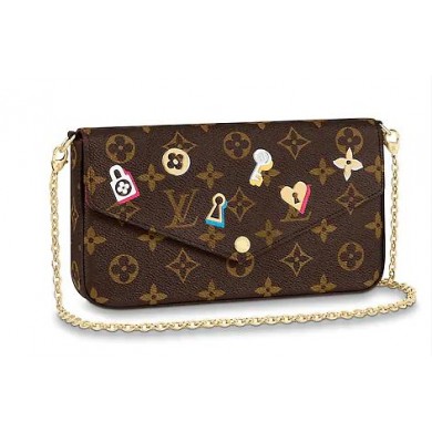 High Quality Louis Vuitton Original Monogram Canvas POCHETTE FELICIE M63999 GL03532