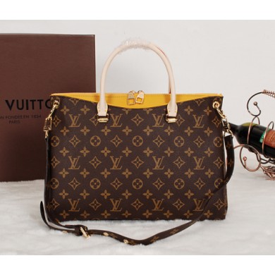 Hot Imitation 2014 louis vuitton Monogram Canvas M40906 yellow GL04265