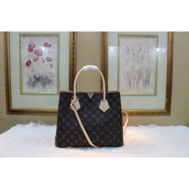 Imitation 1:1 Louis Vuitton Monogram Canvas Tote Bag M41435 Brown GL01425