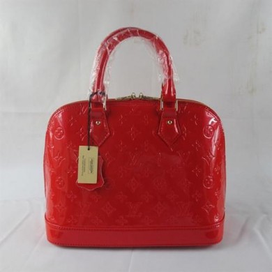 Imitation 2012 Louis Vuitton handbag M93627 rose red GL03676