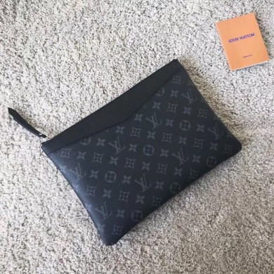 Imitation AAA Louis vuitton original Monogram Eclipse Canvas DAILY POUCH M62048 GL02845