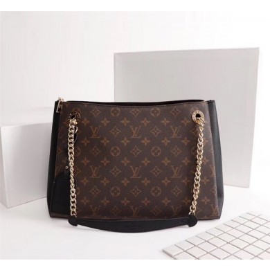 Imitation Best Louis vuitton monogram canvas SURENE MM M43755 black GL01144