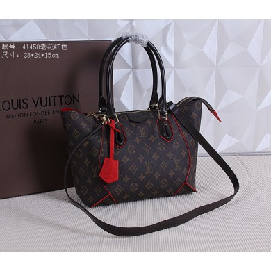 Imitation Louis Vuitton Damier Ebene Canvas Caissa Tote Bag PM M41548 GL04310