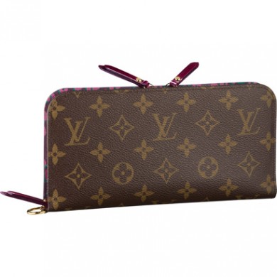 Imitation Louis Vuitton M60103 Monogram Canvas Portefeuille Insolite Leopard Rouge Fauviste GL02753