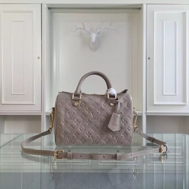 Imitation Louis Vuitton Monogram Empreinte 25CM Tote Bag M91337 Grey GL04016