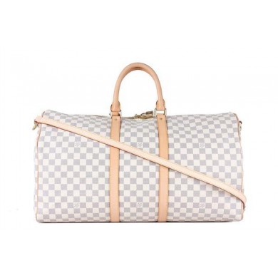 Imitation Top Louis Vuitton handbag damier azur canvas keepall 50 n41430 GL01006