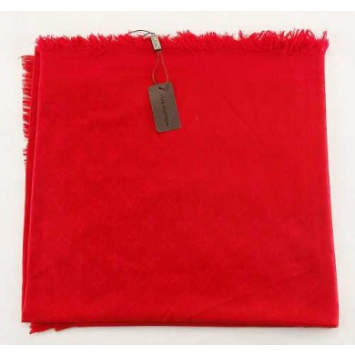 Knockoff 2015 Louis Vuitton scarf cashmere cotton 099-4 red GL03287