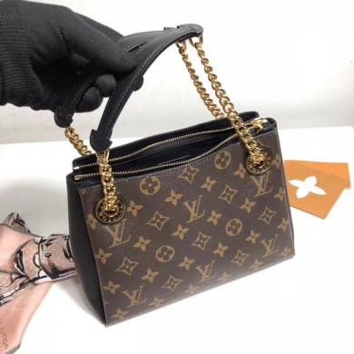 Knockoff Luxury Louis Vuitton Monogram Canvas SURENE BB M43777 black GL02046