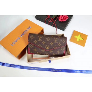 Louis Vuitton CAISSA WALLET N61184 fuchsia GL03425