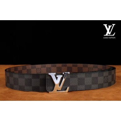 Louis Vuitton Calf leather Belt wide 3.8CM 2270 GL03386