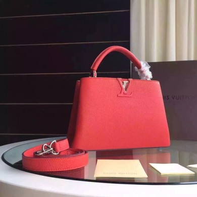 Louis Vuitton Capucines BB Tote Bag 94754 Red GL03702