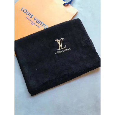 louis vuitton Cashmere scarf LV9223 Black GL03682