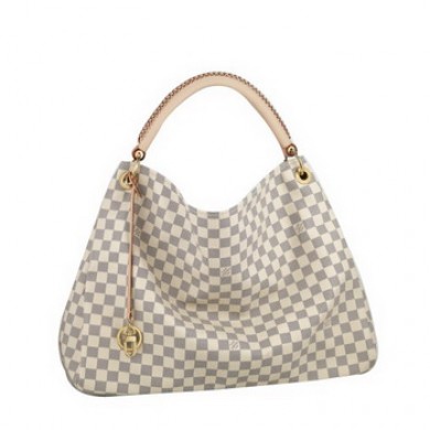 Louis vuitton Damier Azur Artsy GM N41173 Handbag White GL03130