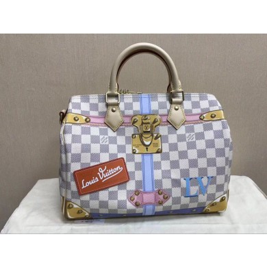 Louis Vuitton Damier Azur Canvas original speedy 30 B41112 GL03120