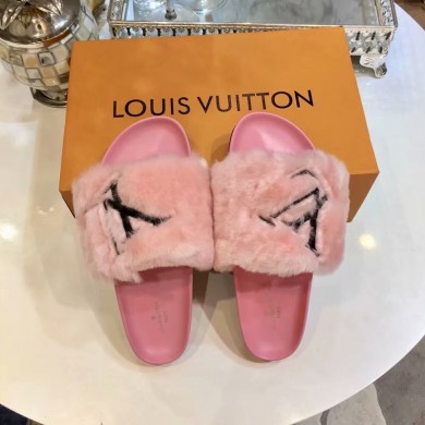 Louis Vuitton DIGITAL EXCLUSIVE BOM DIA FLAT MULE 1A4G98 pink GL01867