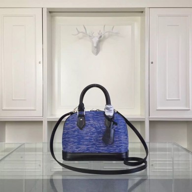 Louis Vuitton Epi Leather BB Bag 40862 Blue&Black GL00843