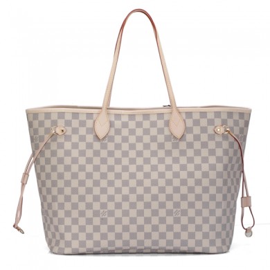 Louis Vuitton handbag damier azur canvas neverfull gm n51108 GL00785