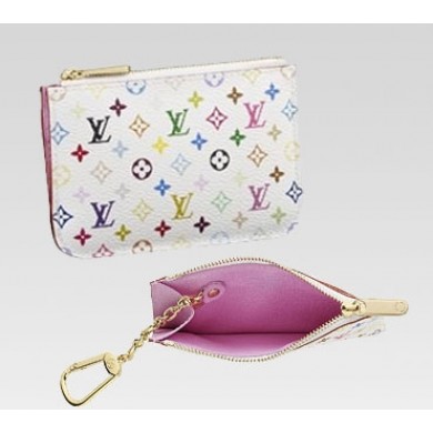 Louis Vuitton handbag monogram multicolore white keys holder m93734 (litchi lining) GL03492