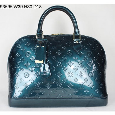 Louis Vuitton handbag monogram vernis alma mm m93595(bleu nuit) GL00332