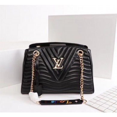 LOUIS VUITTON Leather M51497 black GL03739