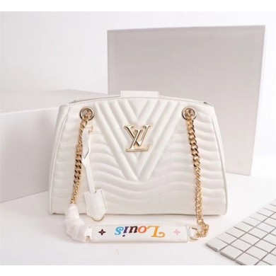 LOUIS VUITTON Leather M51497 white GL00958